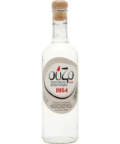 Alternative view of OUZO 1954 APOSTOLAKIS 0.2 L