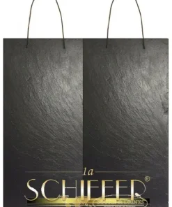 Alternative view of 2 Stück Schiefertafel MEMOBOARD Naturschiefer mit Lederband und Lochung Tafel 60 x 30 cm