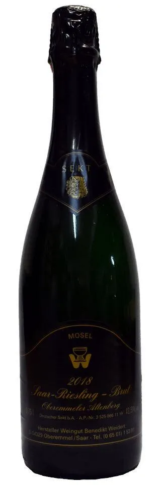 2018 er Oberemmeler Altenberg Riesling Winzersekt brut – Bild 2
