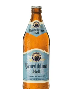 Alternative view of Benediktiner Hell 0,5l – Helles Lagerbier nach typisch bayrischer Brauart mit 5% Vol.