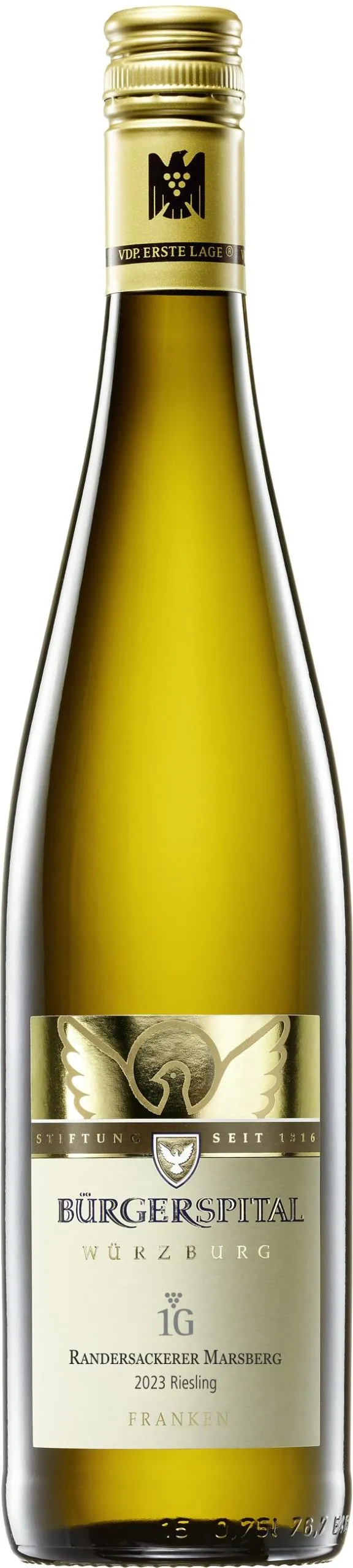 2023 Randersackerer Marsberg Riesling 1G trocken – Bild 2