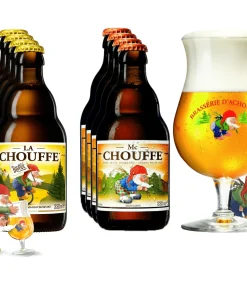Alternative view of La Chouffe Mix + Original Glas – Je 3 x La Chouffe Blonde & Mc Chouffe 0,3l