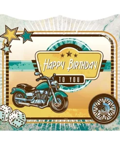 3D Grußkarte „Geburtstag“ – Harley Davidson