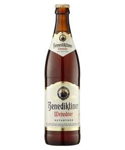 Alternative view of Benediktiner Weissbier Naturtrüb 0,5l – Weizenbier mit 5,4% Vol.