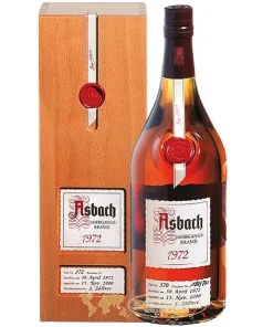 Asbach Jahrgangsbrand 1972 in Holzkiste 0,7 Liter
