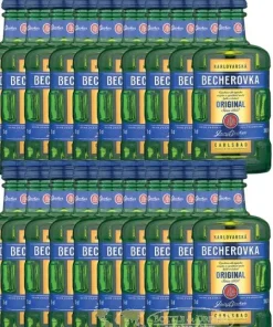 Alternative view of Becherovka Karlsbader Kräuterbitter 20 x 0,05 Liter Miniaturen