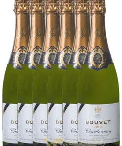 Bouvet Chardonnay Blanc Brut aus Frankreich 6 x 0,75 Liter