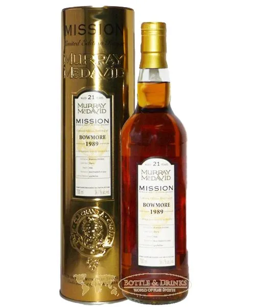 Bowmore 1989 21 Jahre Gold Tin Murray McDavid