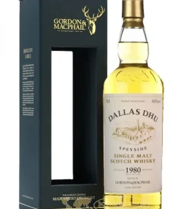 Alternative view of Dallas Dhu 1980 Single Malt Whisky Gordon & MacPhail 0,7 Liter
