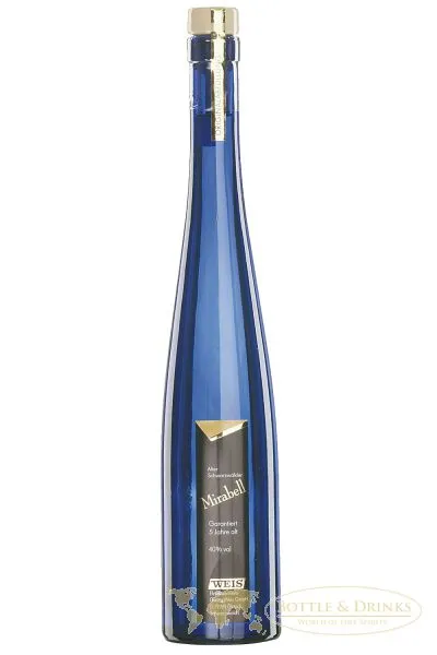 Elztalbrennerei Georg Weis EXQUISIT Altes Schwarzwälder Mirabellenwasser 40% 0,5 Liter