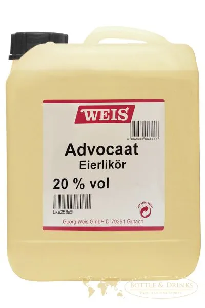 Elztalbrennerei Georg Weis Eierlikör 20% 10 Liter Kanister – Bild 2
