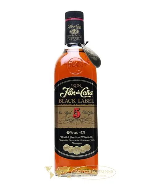 Flor de Cana Black Label 5 Jahre Nicaragua 0,7 Liter