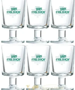 Freihofs Glas mit Fuß 4cl 6 Stück