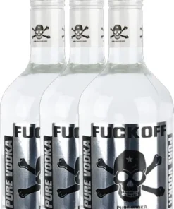Fuckoff Pure Vodka 3 x 0,7 Liter