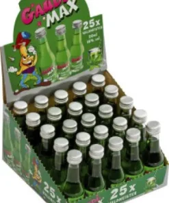 Gaudimax Waldmeister Likör Alk.18vol.% 25×0,02l