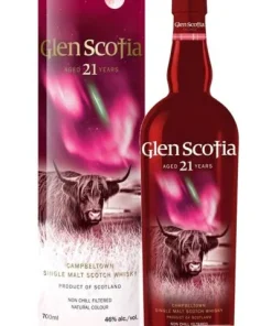 Alternative view of Glen Scotia 21 Jahre streng limitiertes Portfolio Single Malt Whisky 0,7 Liter