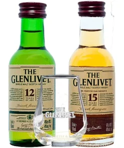 Alternative view of Glenlivet Mini Collection 2 x 5 cl mit Nosingglas