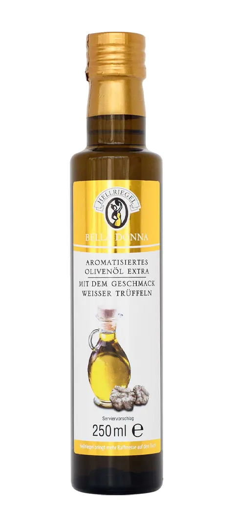 Hellriegel – Natives Olivenöl Extra aromatisiert mit Weißem Trüffel 250ml – Bild 2