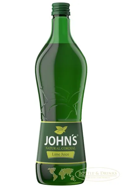 Johns Natural Lime Juice Coridal Sirup 6 x 0,7 Liter