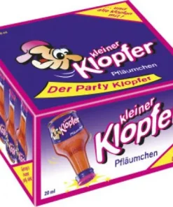 Alternative view of Kleiner Klopfer – Pfläumchen Mix Alk.17vol.% 25×0,02l