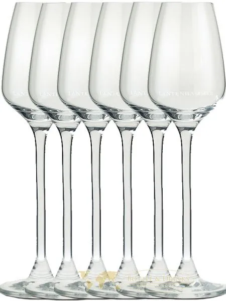 Lantenhammer Glas 2 cl geeicht 6 Stück