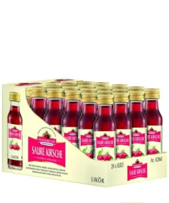 Nordbrand Saure Kirsche 24 x 0,02 Liter Minis