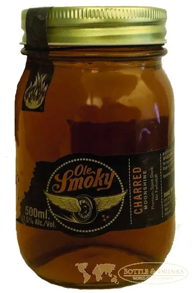 Ole Smoky Moonshine CHARRED (103 proof) im 0,5 ltr. Glas