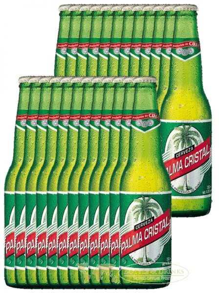 Palma Cristal Cerveza Bier 24 x 0,33 Liter – Bild 2