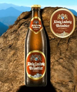 Alternative view of König Ludwig Weissbier Dunkel 0,5l- Der vollmundige Genuss aus Bayern