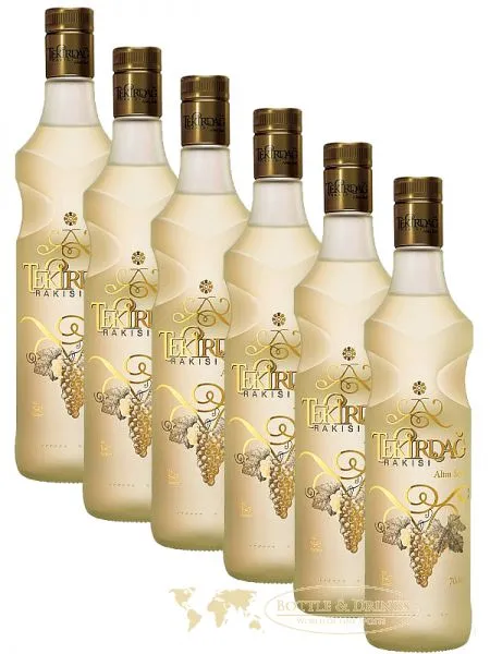 Tekirdag Gold Raki Türkei 6 x 0,7 Liter