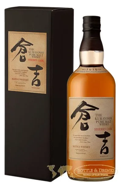 The Kurayoshi Pure Malt SHERRY CASK Whisky 0,7 Liter Japan – Bild 2