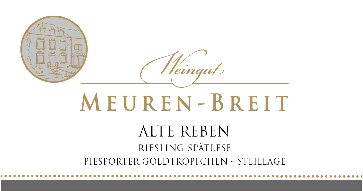 2024er Alte Reben – Piesporter Goldtröpfchen Riesling Spätlese