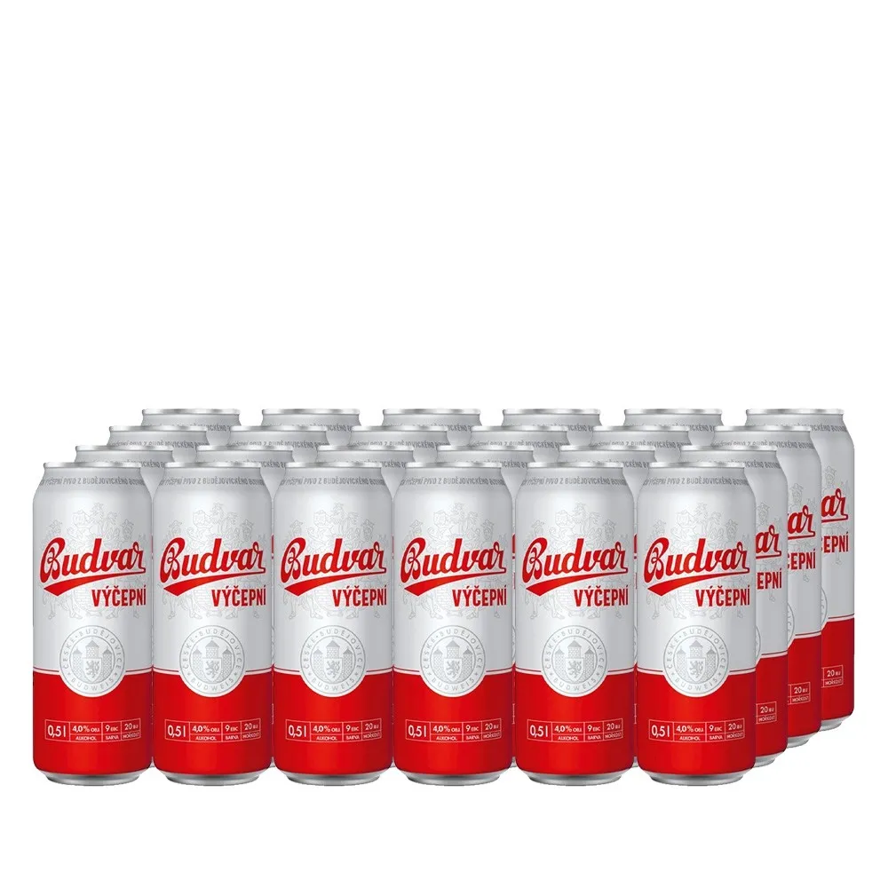 Budvar vycepni Palette 24 x 0,5l Dosenbier