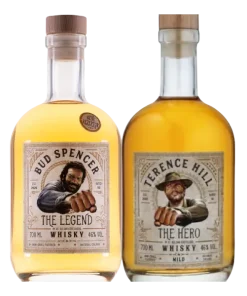 Alternative view of Die Troublemakers – Bud Spencer & Terence Hill -Legenden- Whiskey mild 46,0% Vol., 0,7 LiterSt. Kilian