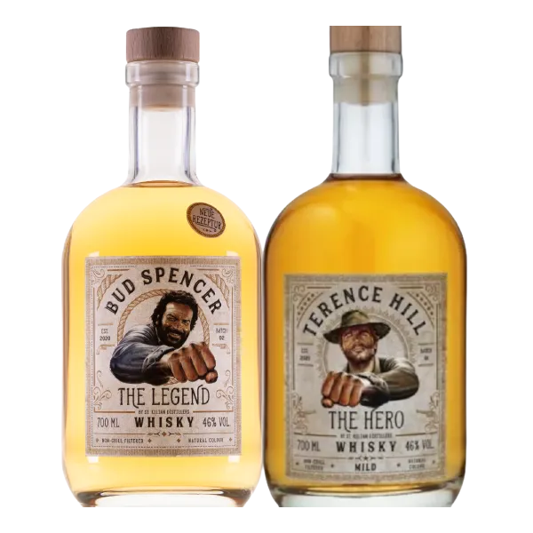 Die Troublemakers – Bud Spencer & Terence Hill -Legenden- Whiskey mild 46,0% Vol., 0,7 LiterSt. Kilian – Bild 2