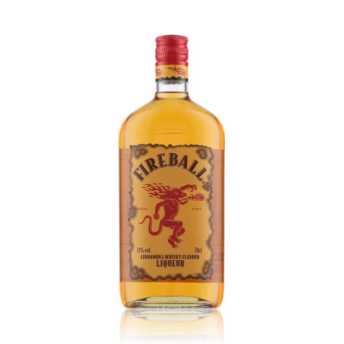 Fireball Cinnamon & Whisky Liqueur 33% Vol. 0,7l