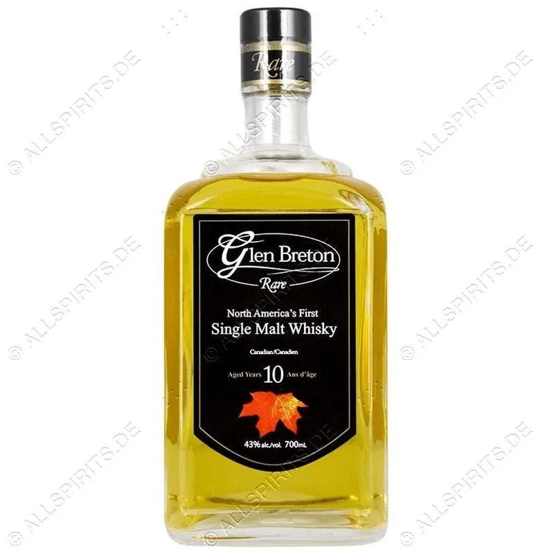 Glen Breton Whisky 10 Jahre 43% 0,7L FL