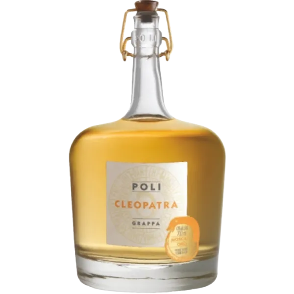 Grappa Cleopatra Moscato Oro in Geschenkpackung 40% Vol., 0,7 Liter Poli