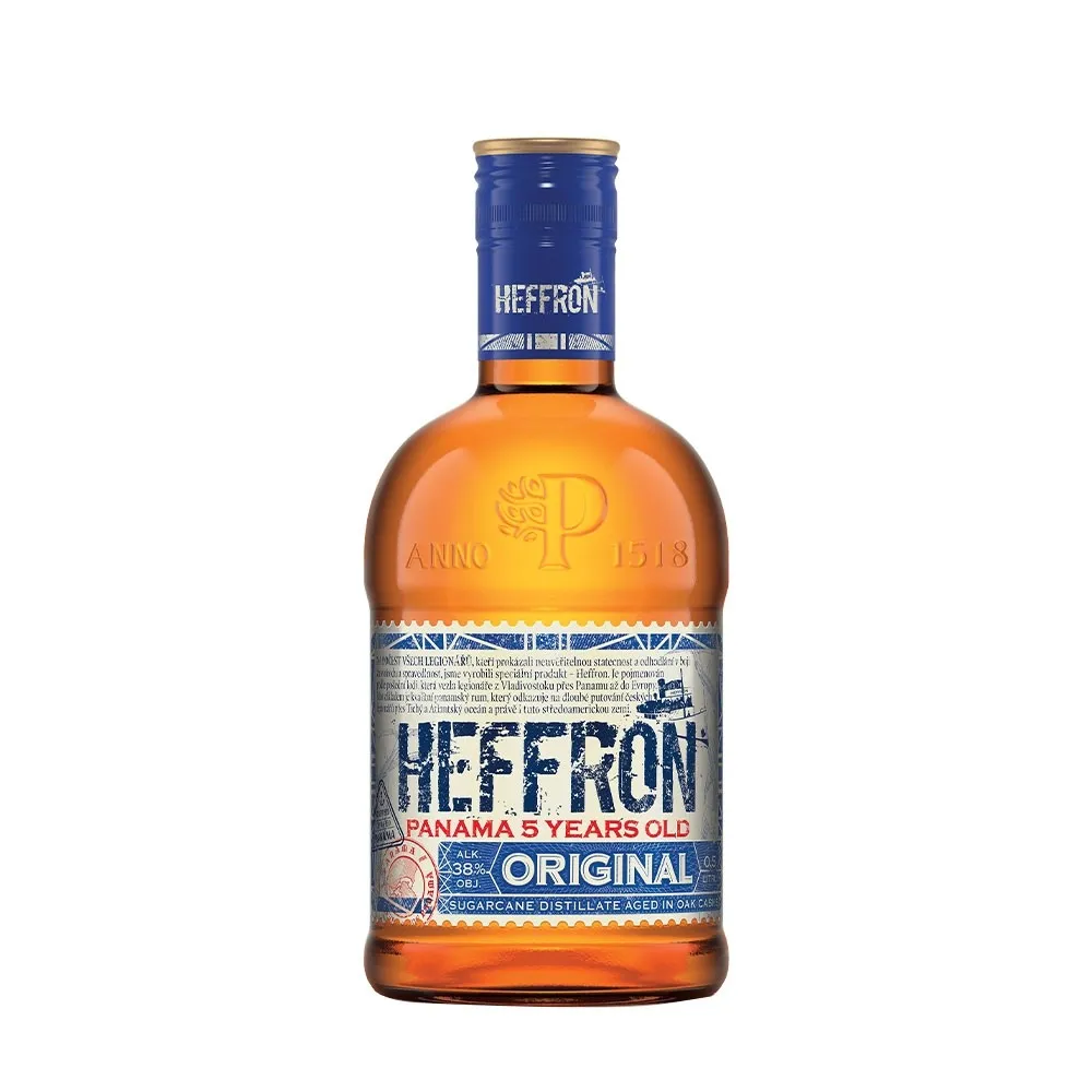 Heffron 38% Panama Rum 5YO 500ml