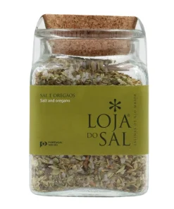Loja do Sal Salz und Oregano im Glas-150 g