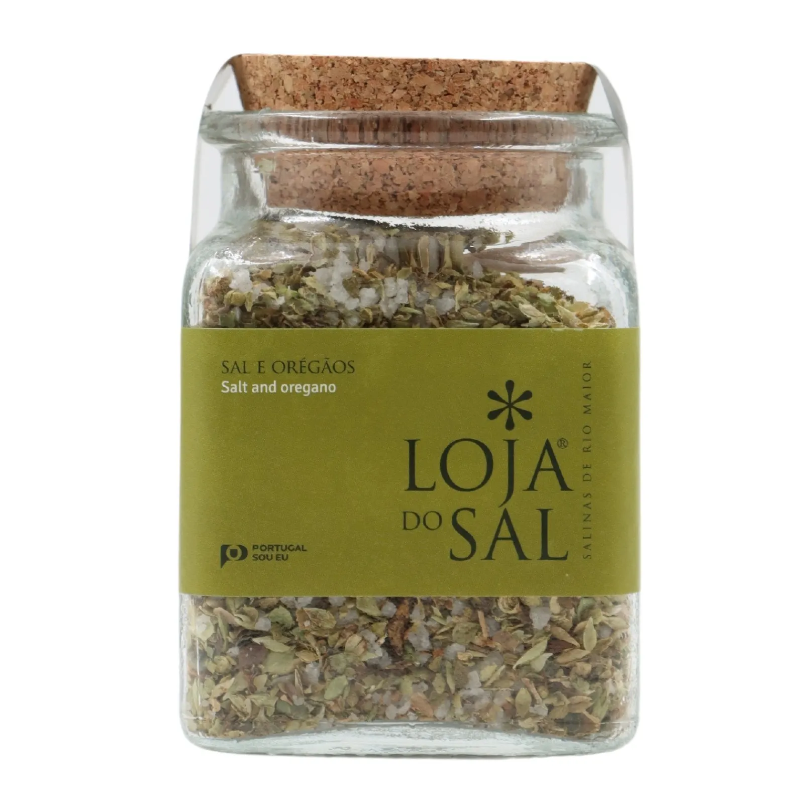 Loja do Sal Salz und Oregano im Glas-150 g