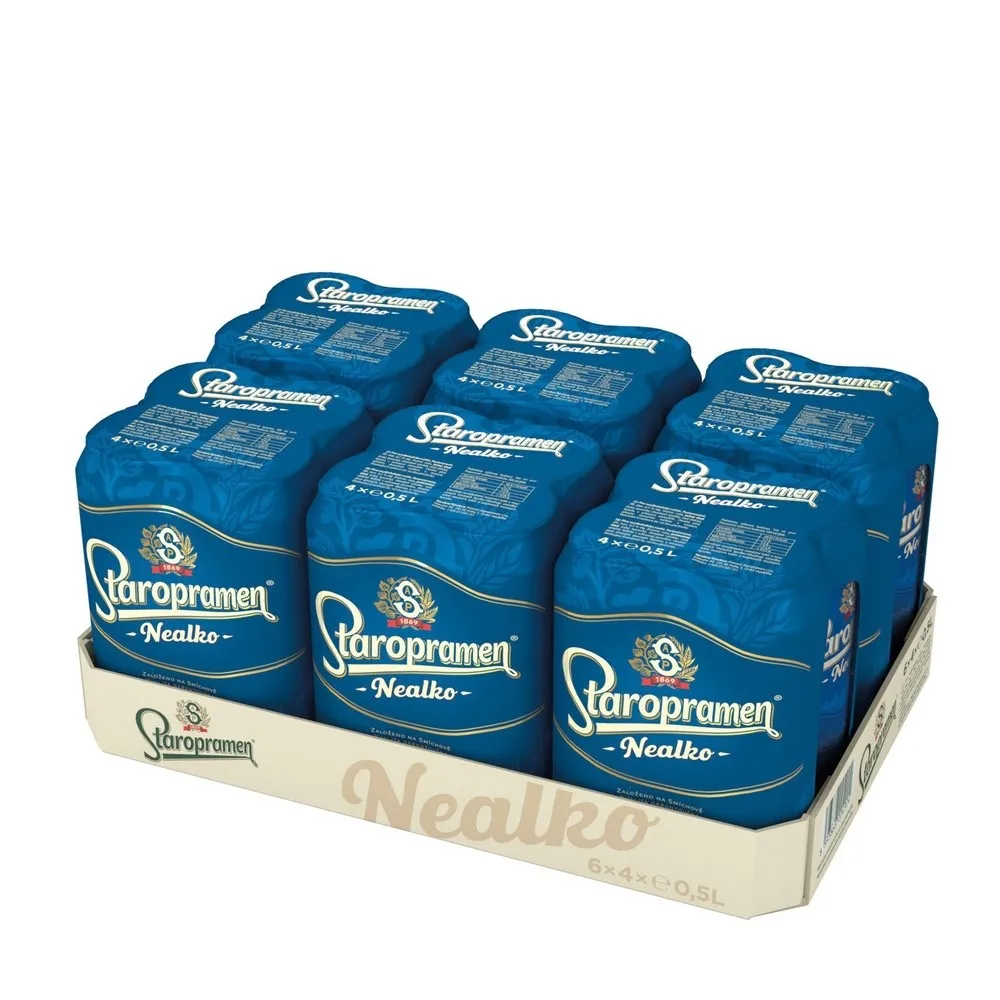 Staropramen alkoholfrei Palette 24 x 0,5l Dosenbier